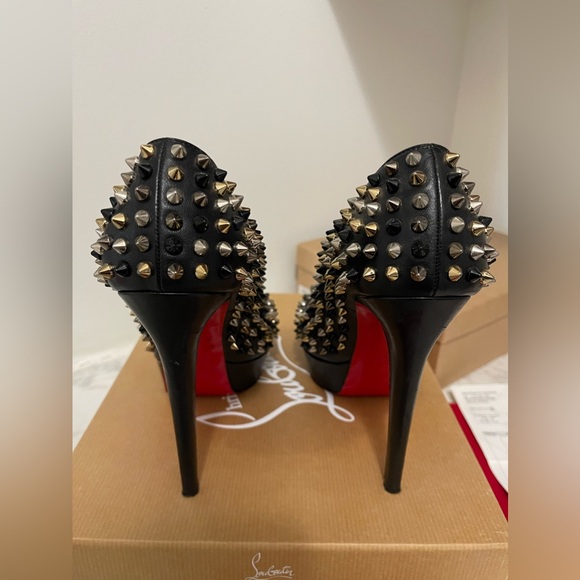 Christian Louboutin Bianca Spikes 140 Nappa - Picture 6 of 11